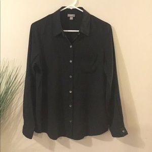 Super Soft J.Jill Silk Long Sleeve Blouse